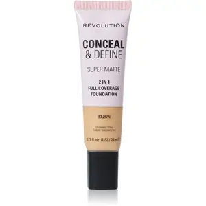 Revolution Conceal & Define matující make-up odstín F7.2NW 23 ml