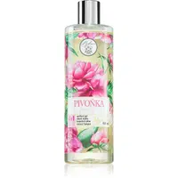 Bohemia Gifts & Cosmetics Flower Line Peony mycí gel na tělo a vlasy 400 ml
