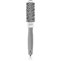 Olivia Garden Expert Shine Wavy Bristles White&Grey kartáč na vlasy průměr 25 mm 1 ks