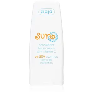 Ziaja Sun antioxidační pleťový krém s vitaminem C SPF 50+ 50 ml