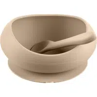 Zopa Silicone Tableware Set jídelní sada Sand Beige 1 ks