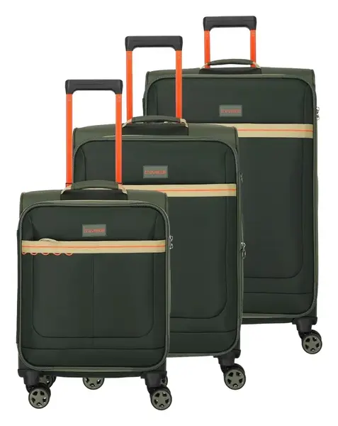 Sada cestovních kufrů Travelite Color Craze S,M,L Olive