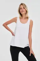 Marisse White Cotton Top