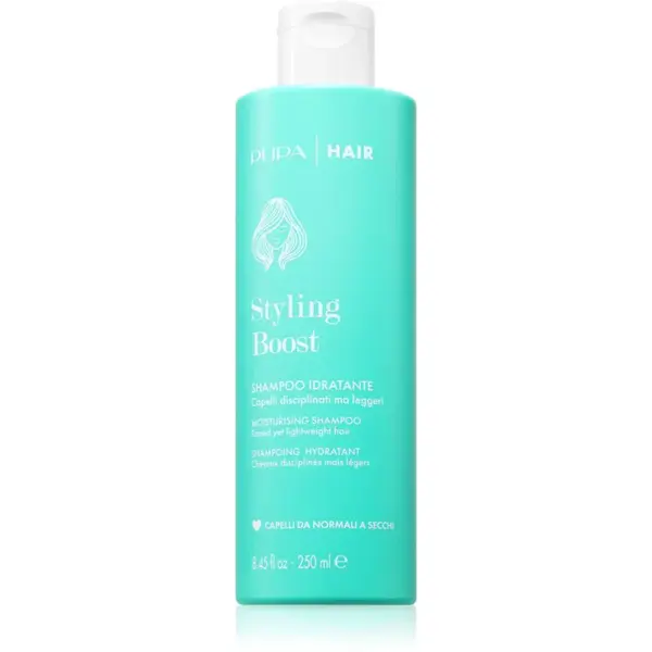 PUPA Milano Styling Boost Shampoo Idratante lehký hydratační šampon proti krepatění 250 ml