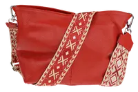 NovaKabelka.cz Batilda Rosso s přídavným popruhem X