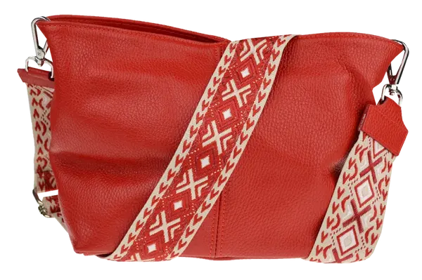 NovaKabelka.cz Batilda Rosso s přídavným popruhem X