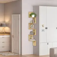 MID.YOU ROHOVÝ REGÁL, barvy dubu, 20/126/20 cm