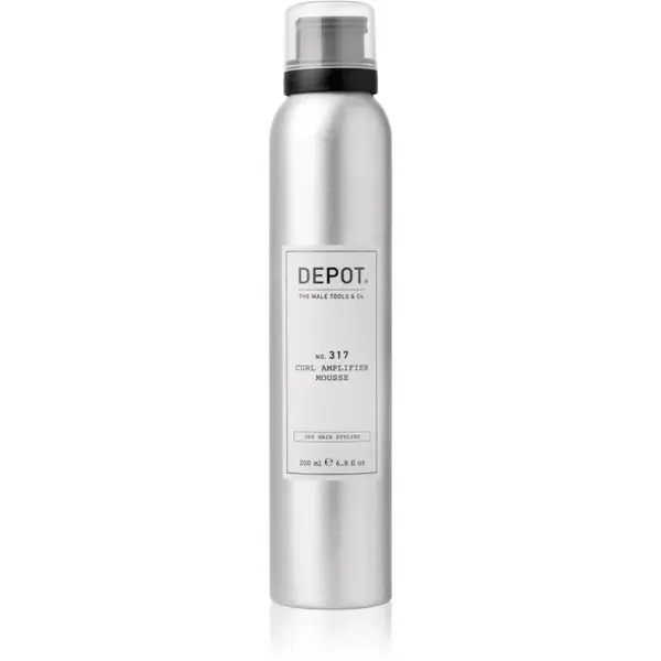 DEPOT 300 HAIR STYLING NO. 317 CURL AMPLIFIER MOUSSE pěna na vlasy pro definici vln pro definici a tvar 200 ml