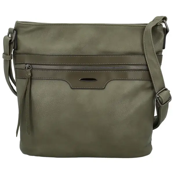 Dámská crossbody kabelka tmavě zelená - Firenze Shira