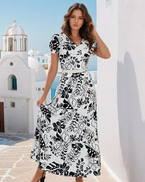 Resti Patterned Women's Set