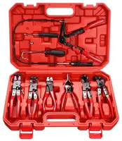 Kleště na hadicové spony, sada 9 dílů - SIXTOL