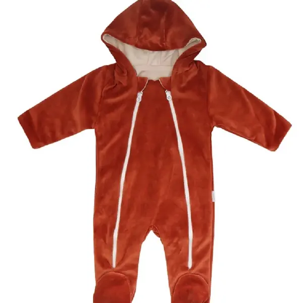 Mamatti Kojenecký overal VELVET, Baby Fox - hnědý, vel. 68