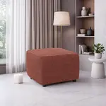 Super strečové potahy RUBINIA cihlová taburet (40 - 60 cm)