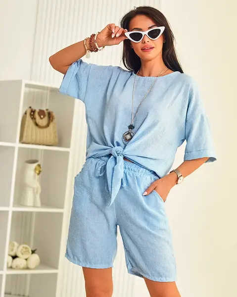 Resti Cotton and linen women's oversize set