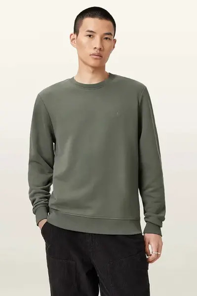 Bavlněná mikina AllSaints RAVEN CREW