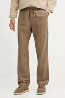 Kalhoty s lněnou směsí Guess