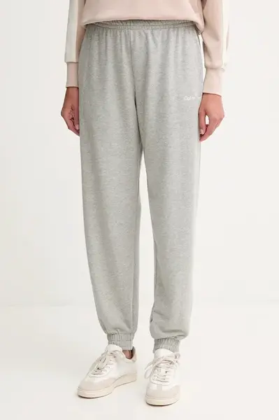 Kalhoty Calvin Klein Underwear dámské, šedá barva, LV00QS7515