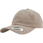 Nízkoprofilový bavlněný kepr khaki