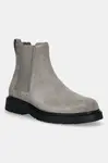 Kožené kotníkové boty Calvin Klein COMBAT ESS CHELSEA BOOT SU