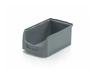 5 ks - Plastový zásobník 350x213x150 - šedá