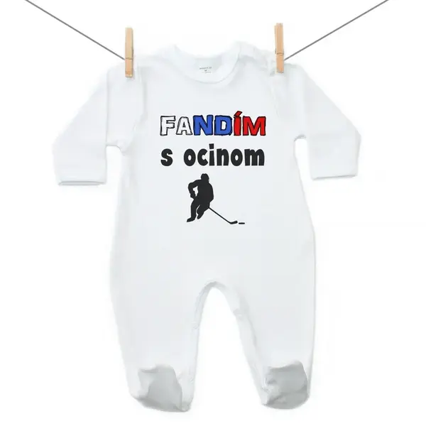 Boodyy Overal Fandím s ocinom 104 (3-4 roky)