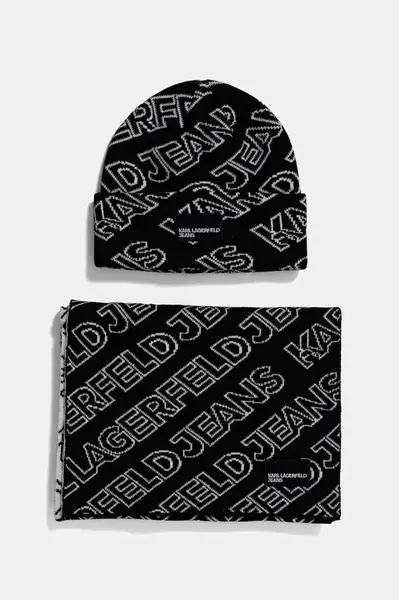 Čiapka a šál Karl Lagerfeld Jeans