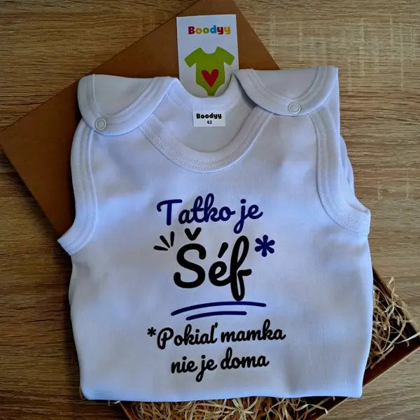 Boodyy Dupačky Tatko je šéf 80 (9-12 mesiacov)