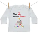 Boodyy Tričko s dlhým rukávom Naše 2. spoločné Vianoce 128 (7-8 rokov)