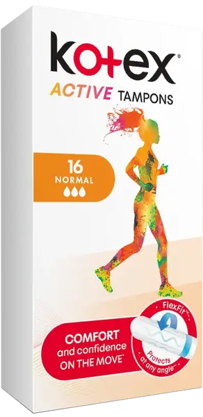KOTEX tampóny Active Normal 16 ks