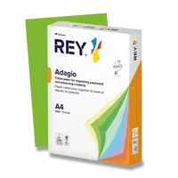 Barevný papír Rey Adagio, intenzivní sytost, 500 listů - tmavě zelený