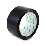 Barevná samolepicí páska Reas Pack, 48 mm x 66 m - černá