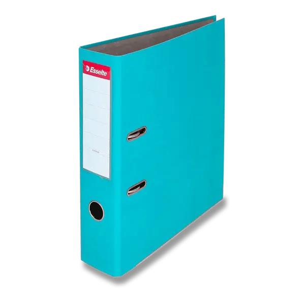 Pákový pořadač Esselte  Economy, A4, 75 mm - tyrkysový