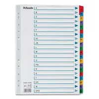 Rozlišovač Esselte Mylar - A - Z, 20 listů