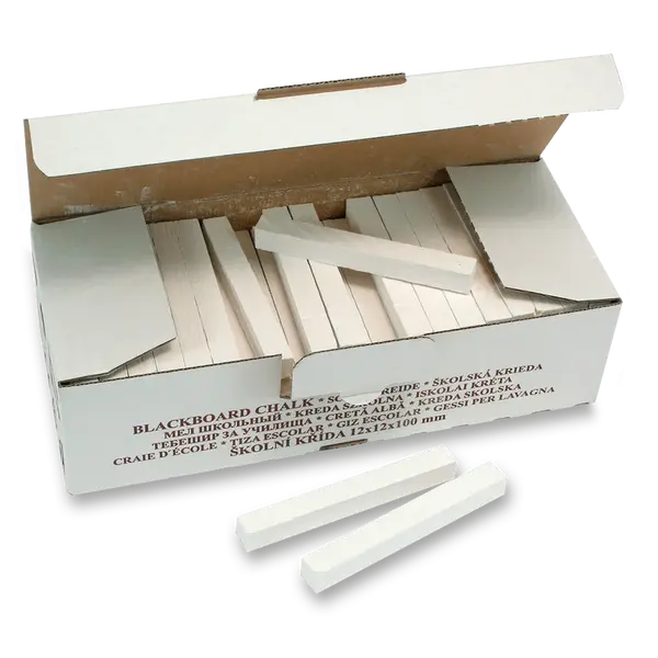 Křídy školní Koh-i-noor 111502/100 - bílé, 100 kusů