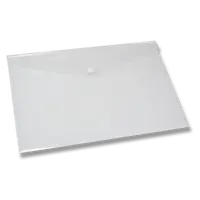 Spisovka s drukem FolderMate Clear, A4 - průhledná