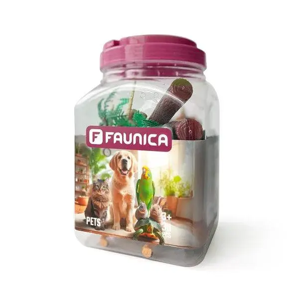 Zvířátka figurky sada v mega tubě - Mazlíčci