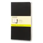 Sešity Moleskine Cahier L, čistý, 3 ks, černé
