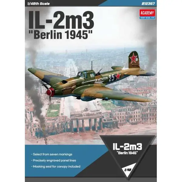 Model Kit letadlo 12357 - IL-2m3 "Berlín 1945" (1:48)