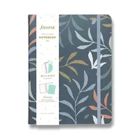 Zápisník Filofax Notebook Botanical A5 modrý