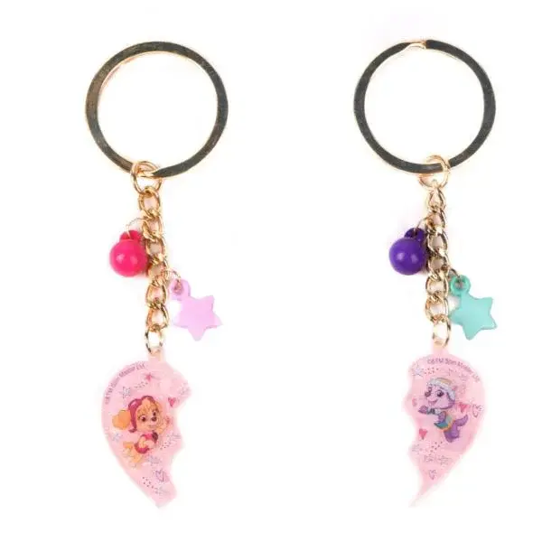 Šperky Paw Patrol kovové 13x15 cm přívěsky/klíčenky