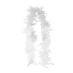 Boa bílé s peřím 2 m