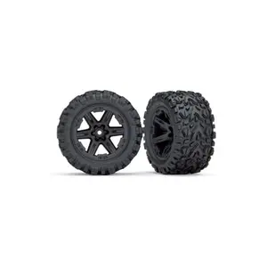 Traxxas kolo 2.8", disk Rustler 4x4 černý, pneu Talon Extreme (pár)