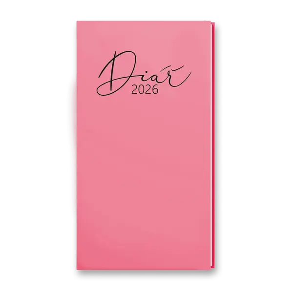 Kapesní diář Baloušek Pastel 2026 - růžový