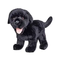 Labrador plyšový 23cm stojící černý