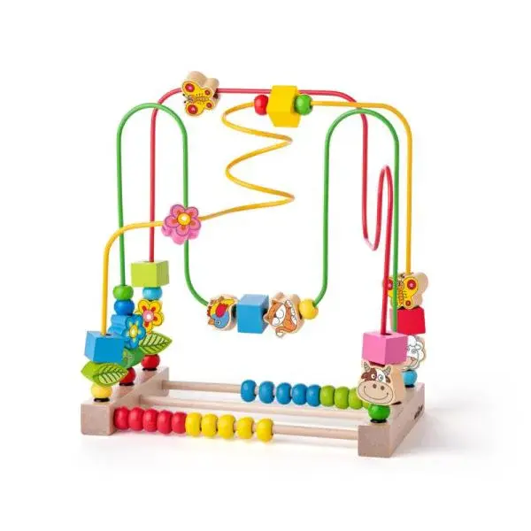 Woody Motorický labyrint s počítadlem a zvířátky