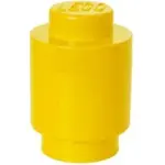 LEGO® úložný box kulatý - žlutá 123 x 183 mm