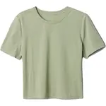 GAP V-GFIT BRUSHED JERSEY Dámske tričko, svetlo zelená, veľkosť