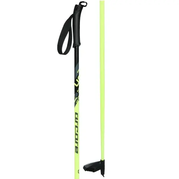 Arcore UCP ALPHA JR Juniorské bežecké palice, reflexný neón, veľkosť