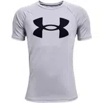 Under Armour TECH BIG LOGO SS Chlapčenské tričko, sivá, veľkosť XS