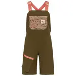 KARI TRAA SANNE BIB Dámske kraťasy s trakmi, khaki, veľkosť